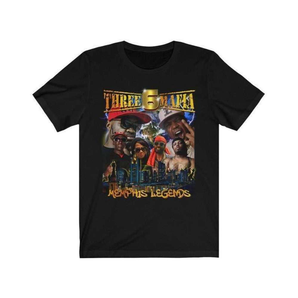 Three Six Mafia T Shirt Memphis Legends Hip Hop Rap
